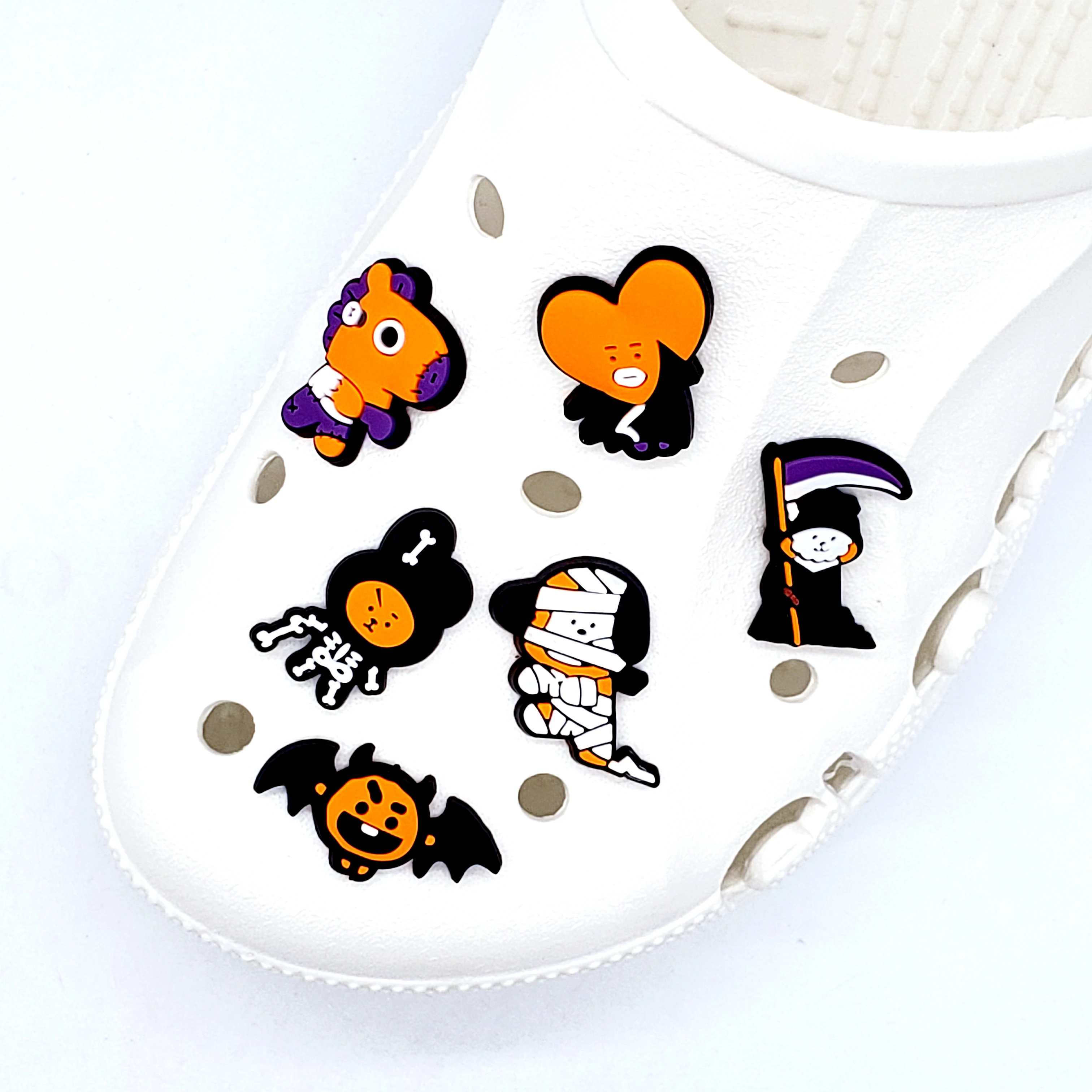 

Custom Shoes Laces clogs for men women child shoe Colorful cute charms for croc shoes, Picture