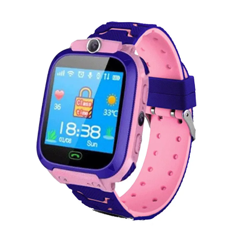 

Amazon Hot Children Smartwatch Camera Baby Sos Tracker Anti Lost sim Bracelet Alarm Waterproof Phone Call Wrist Kids Smart Watch