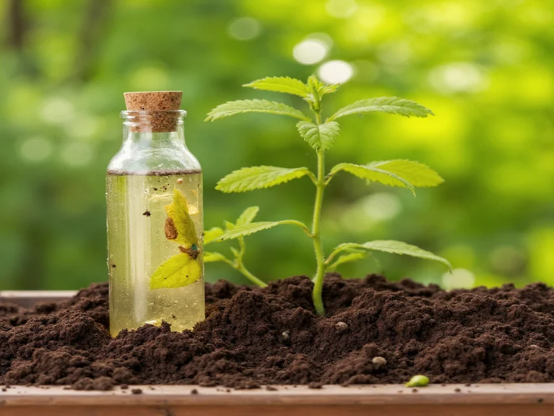 Homemade gnat trap solution for plant soil