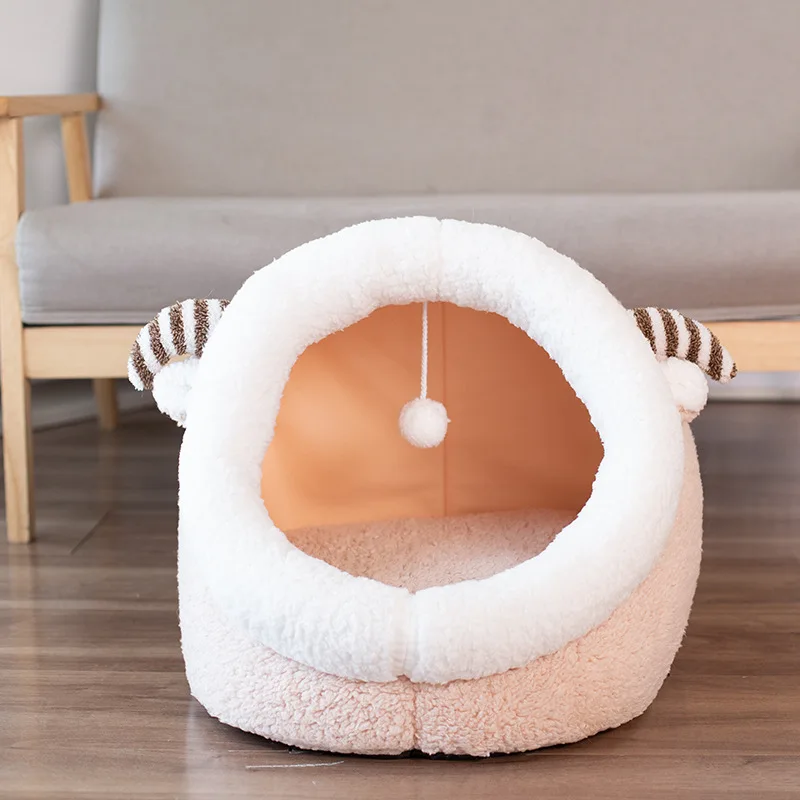 

Warm Cozy Dog & Cat Bed House Winter Sleeping Bag Portable Indoor Nest Puppies Dog Beds Pet Beds