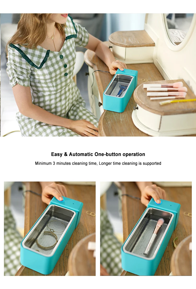 600ML High Frequency Ultrasonic Cleaner Waterproof Ultrasound Sonic Vibrator Cleaning Machine Jewelry Cleaner