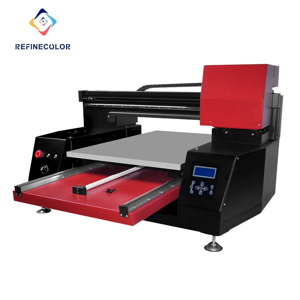 

Refinecolor 6090 UV Printer New Design Export Wooden Case Packing Bottle Printing Machine Flatbed UV Printer