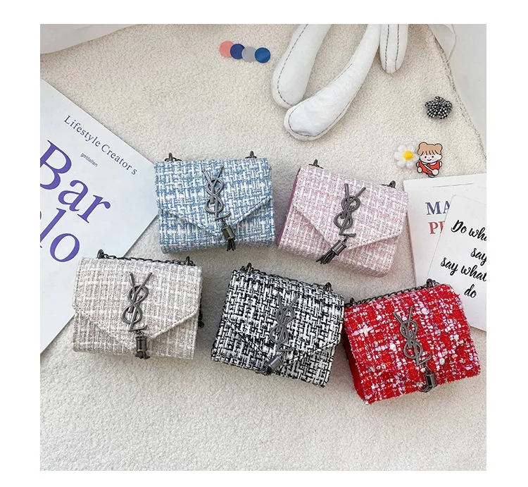 

Korean Style Children's Mini Clutch Purse Shinny Sequins Kids Small Wallet Crossbody Bags Baby Girls Messenger Chain Bag