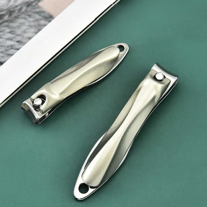 

Elegant Stainless Steel Electroplating Nail Clipper Sharp Blade Manicure Nail Trimmer, Gold