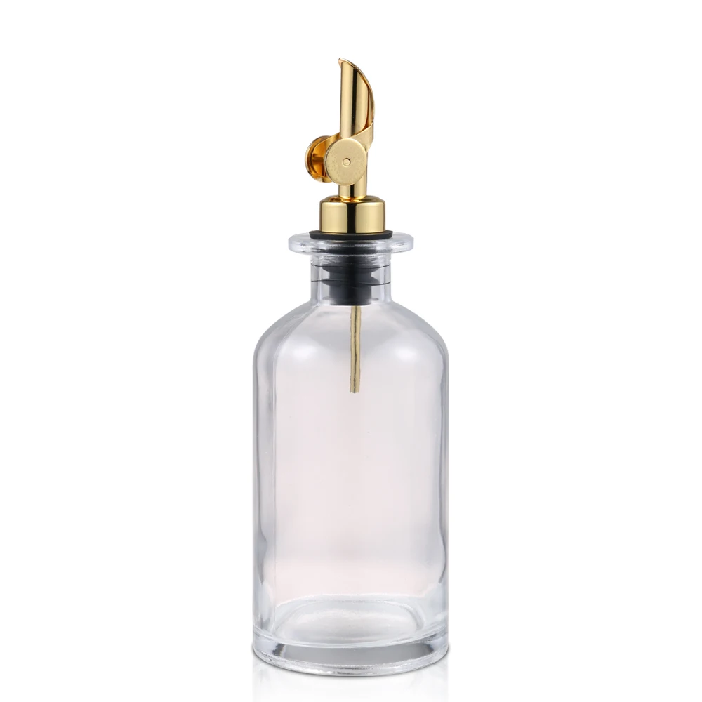 Good Quality Olive-oil-bottle-glass Dispenser Metal Spray Plastic Syrup Press Nad Glass Olive Oil Pump Sprayer Bottle 450ml