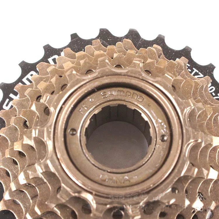 

Bicycle Parts 7speed 14-28T Mountain Bike MTB Bike Parts Bicycle spinning Freewheel flywheel, Gold