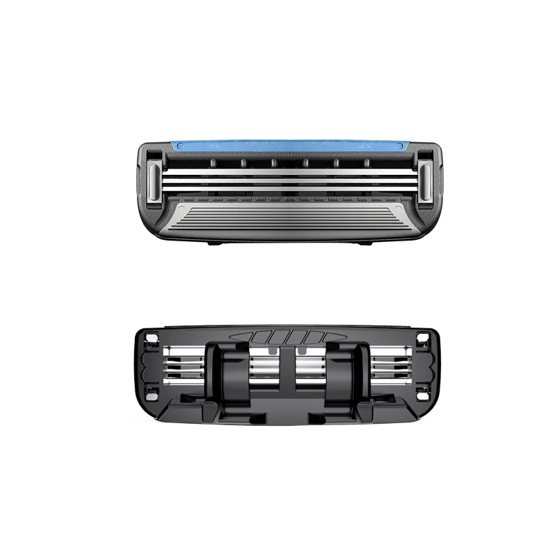 

GW3 3 blade razor cartridges mens safety shaving razor blades, Blue