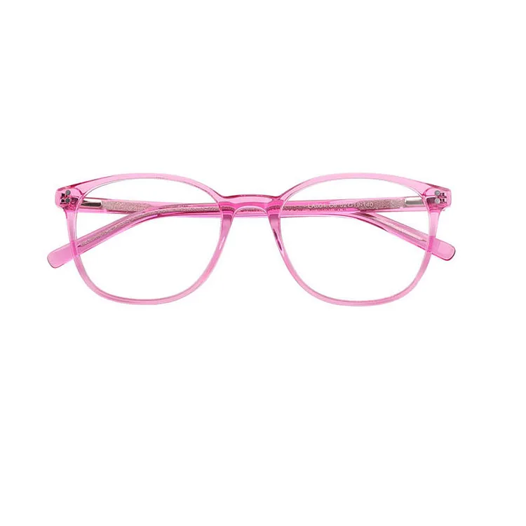 

Acetate optical frames crystal color simple and fashion eyeglasses frames ready to ship