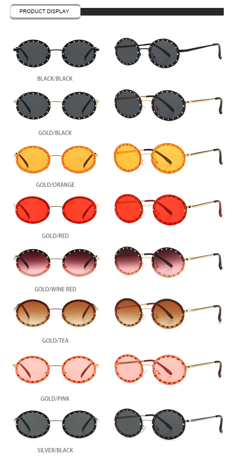 Vintage Red Black Photochromic Diamond Brand Ray Band Oval Sunglasses Women