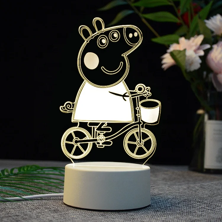 Astronaut Base Usb Personalize Marvel optical led 3d illusion lamp