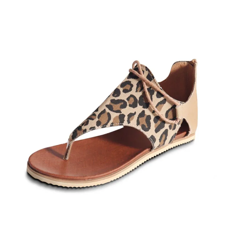 

Women Cool Sandals Personalized Zipper Women Flat PU Leather Leopard Snakeskin Zebra Sandals, Zebra, leopard, snakeskin