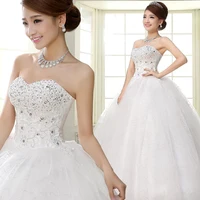 

strapless dress wedding bridal gowns for girls in stock