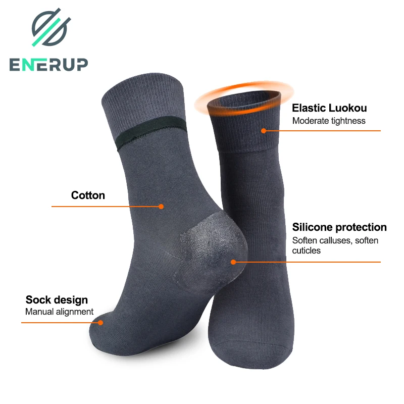 

Enerup wholesale Cotton Split foot socks gicci socks Silicone protection Gentle Moisturization Get rid of calluses socks men