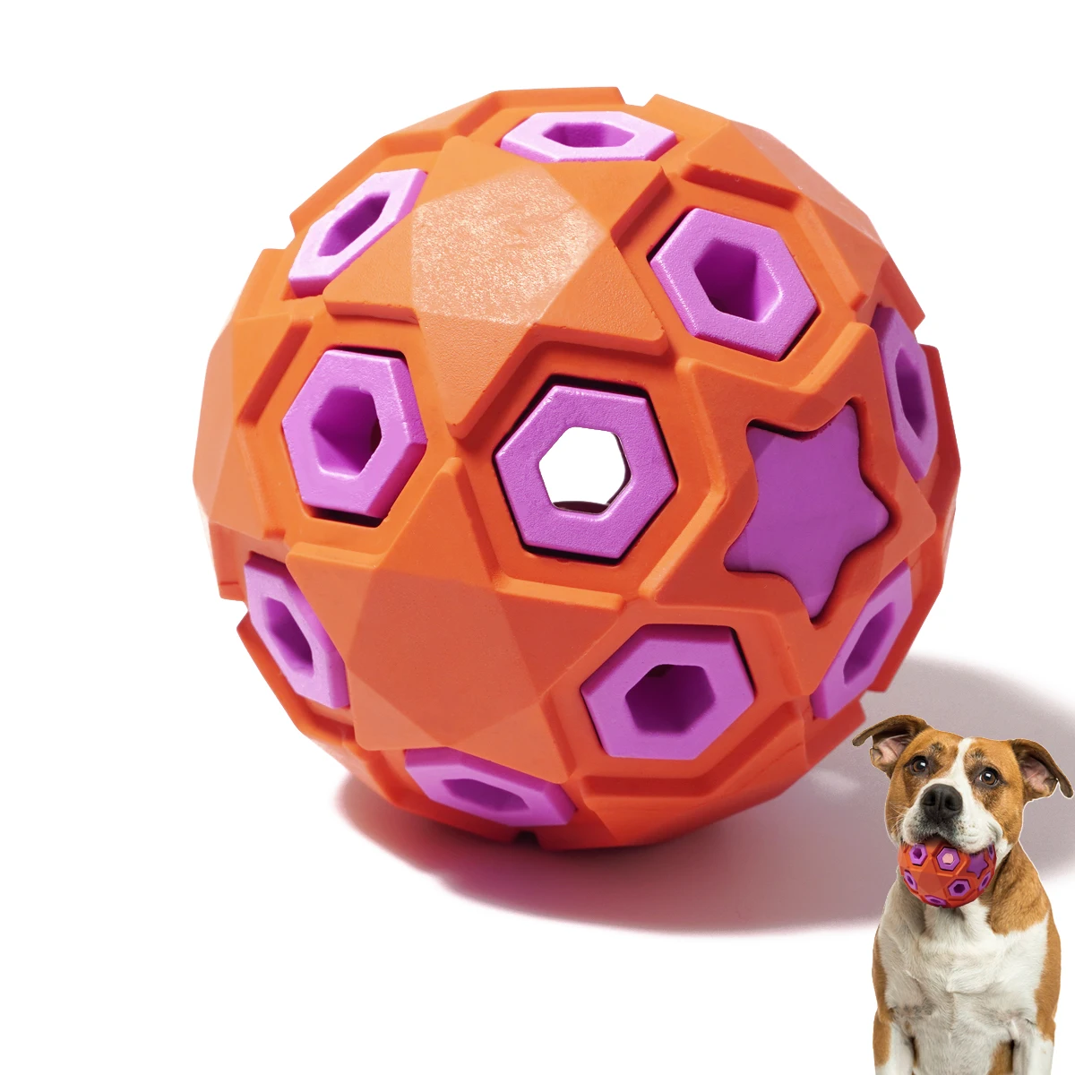 

Mewajump Factory Price Customized Color Rubber Dog Interactive Chew Toys Ball For Training Floating Dog Ball