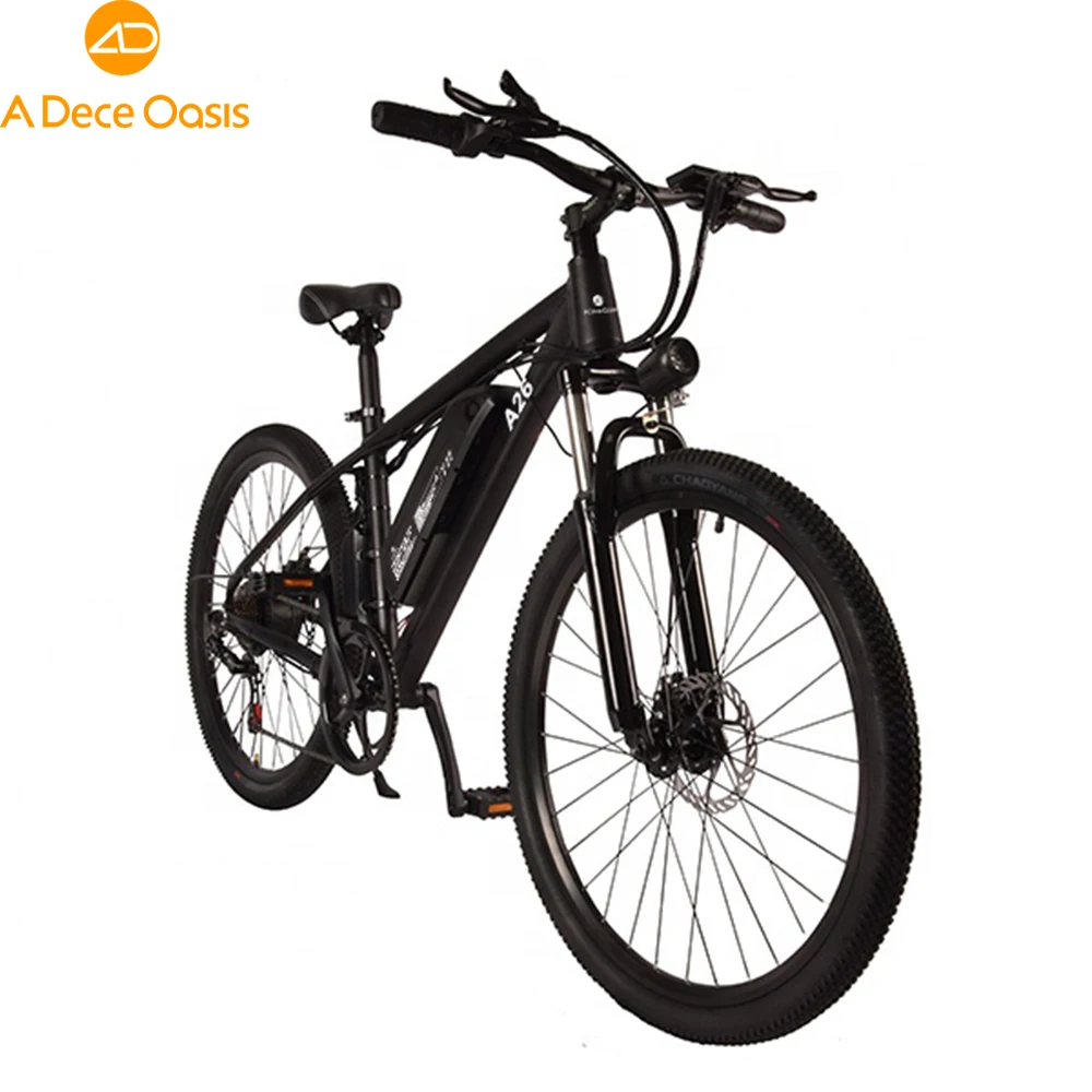 

ADO A26 electric bicycle mountain road bike 500W 26 inch professional riding ebike high speed brushless motor bicycle, Black