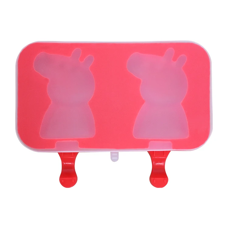 

Easy To Demould Cute Cartoon Silicone Ice Cream Mold Popsicle Mold Ice Pop Mold With Lids And Sticks Home kitchen Tools