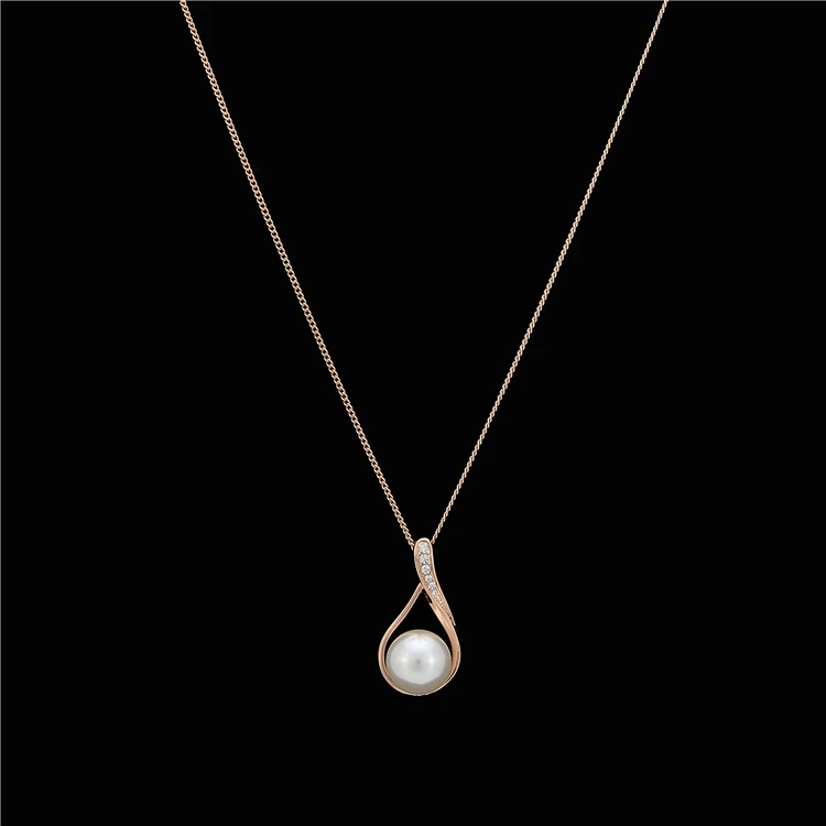 

China Wholesale OEM Service AAA Natural Single Pearl Necklace Chain Pendant Jewelry Pearl Choker Necklace, Picture