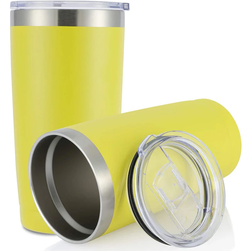

Powder Coated Travel Mug 20oz Tumbler Cups Great For any Occasion, Customized