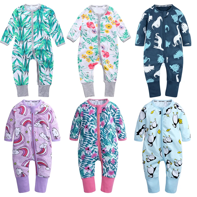 

Kids tales long sleeve rompers baby girl newborn baby clothes, As picture