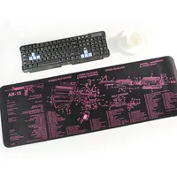 

custom rubber waterproof glock gun cleaning mats