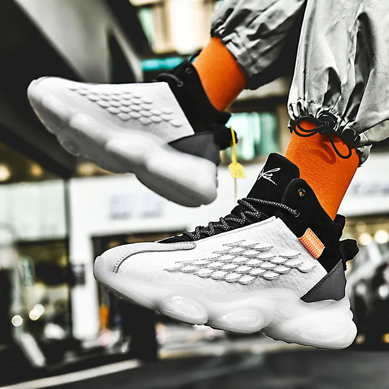 

High Quality Fashion Casual Shoes Men Sneakers Height Increasing Thick Antislip Outdoor Shoes