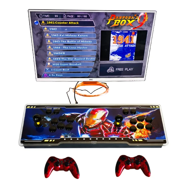 

Best Pandora Box Arcade Game Handheld Video Game Console 3188 in 1 Retro Classic 9 3D Joystick For Sale, Picture