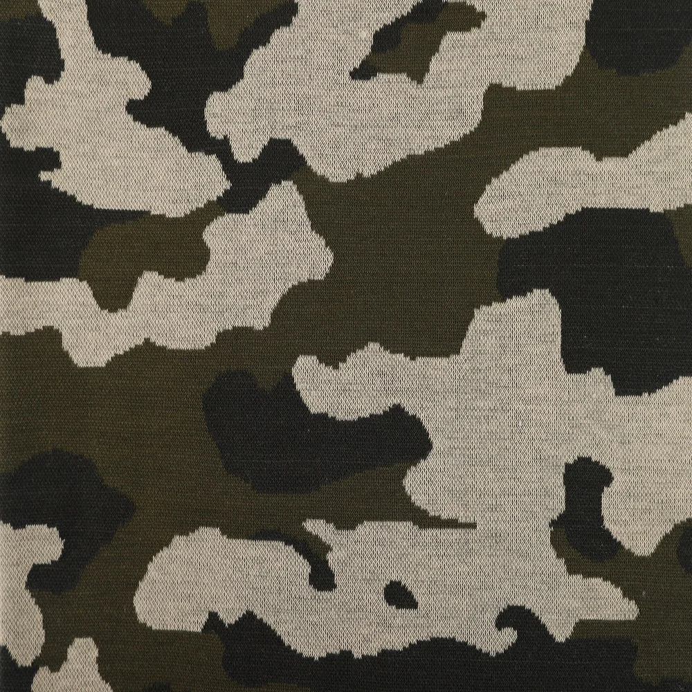 Jacquard printed 98% POLYESTER 2%SPANDEX camouflage fabric for military uniform
