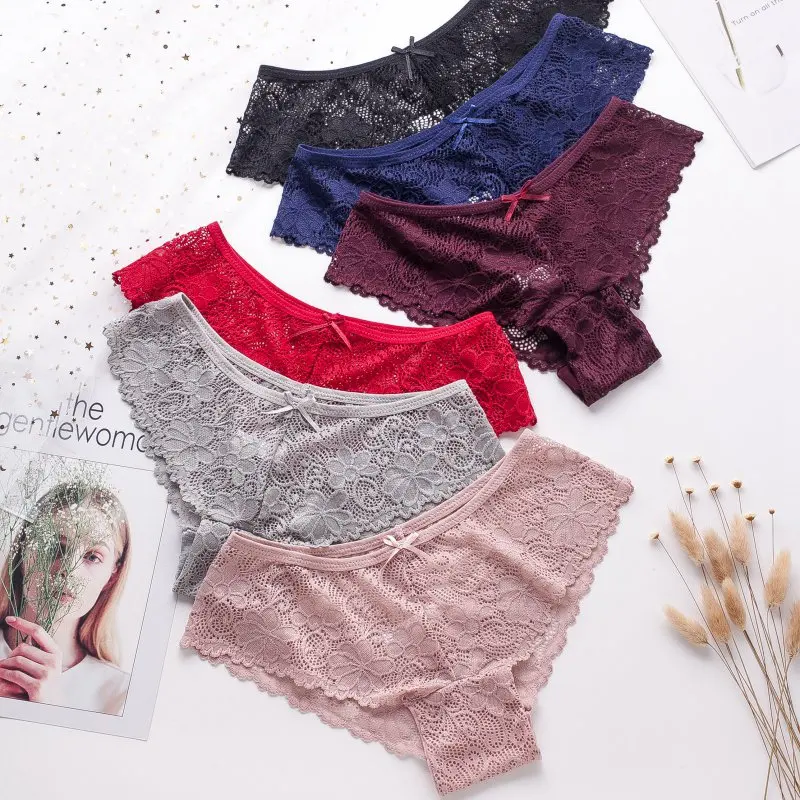 

Womens Cute Lace Panties Underwear