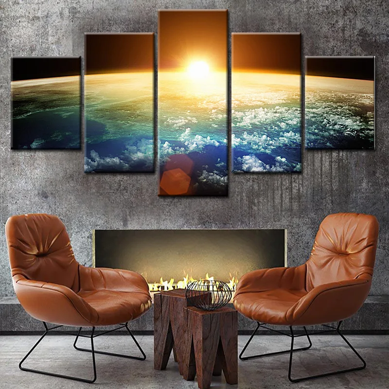 

Art Wall Picture Canvas Print World Map Abstract Custom Printer Modern Pop Wholesale Stretched Decoration Decor Oil Painting