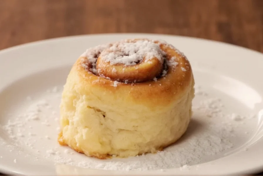 Step-by-step preparation of viral cinnamon roll recipe showing the unique swirling technique