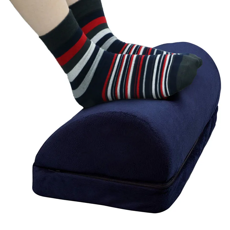 Shenzhen Supplier Ergonomic Firm Compact Supportive Foot Elevator Foam Leg Rest Cushion Office