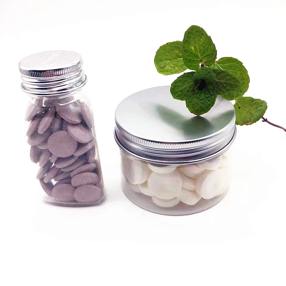 
Natural ingredients toothpaste tablets gentle on teeth and gums 