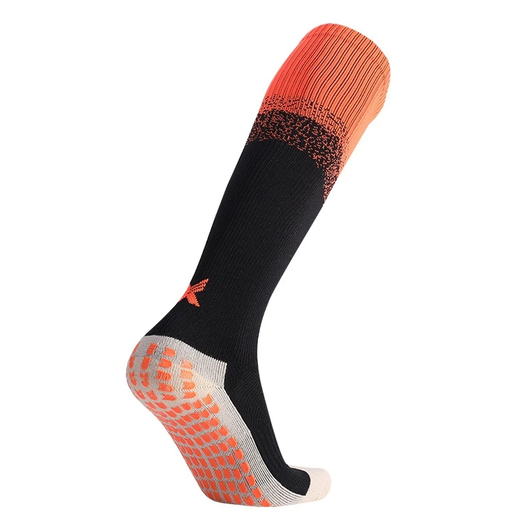 

Compression football sport socks wholesale soccer socks ZW-031, Light grey, black pink, purple green, black orange