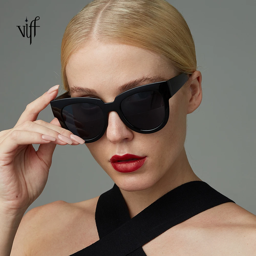 

VIFF Fashion Women Sunglasses HP18271 Cateye Frame Ladies Sun Glasses River Sunglasses Cat Eye