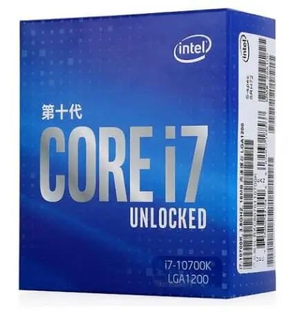 

Intel Core i7-10700K i7 10700K 3.8 GHz Eight-Core 16-Thread CPU Processor L2=4M L3=16M 125W LGA 1200 Sealed but without cooler