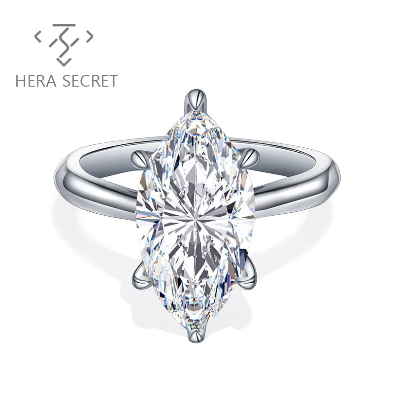

Fashion design 1.2 ct diamond marquise cut engagement ring for women, White