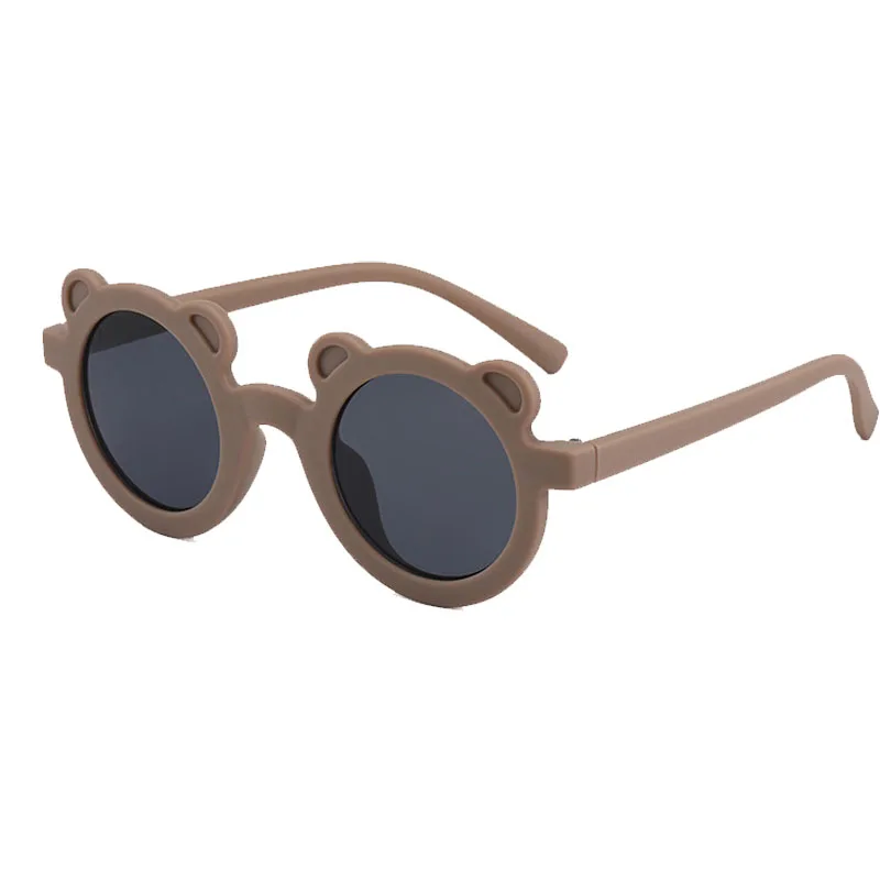 

2022 new luxury baby uv sunglasses kids color round cool kids baby flexible high quality plastic frame boys and girls