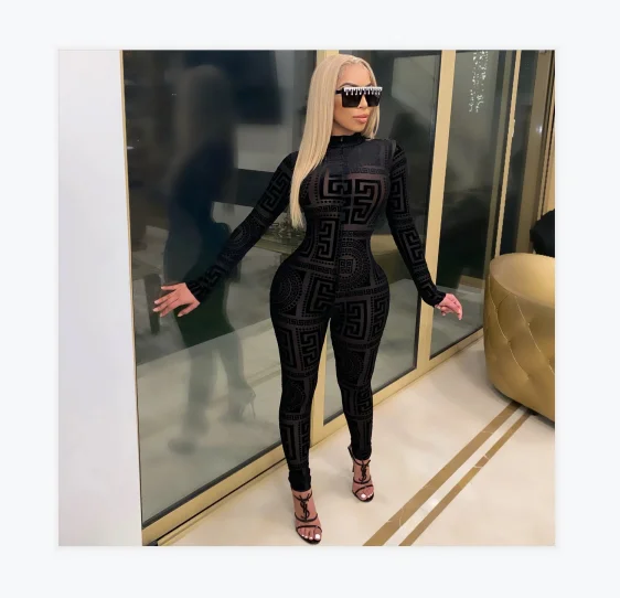 

AYP1082 New Arrivals Autumn Turtleneck Women Jumpsuits Bodysuits