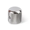 China supplier custom high quality diamond knurl Dome Knob, Chrome, 6mm shaft