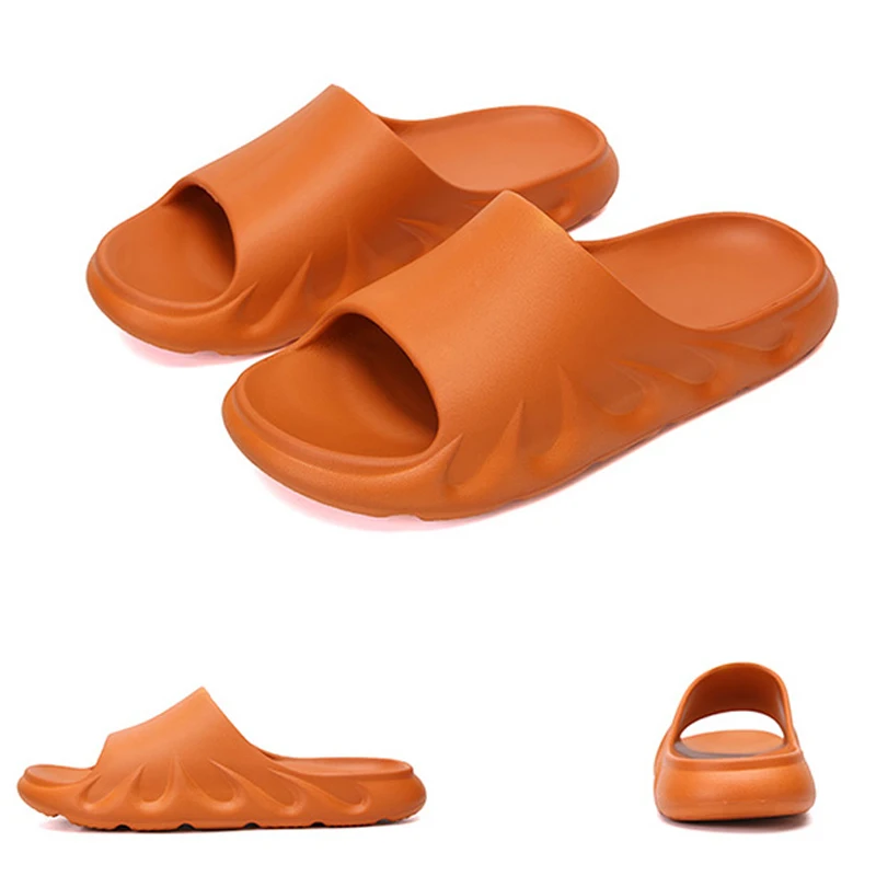 

2021 Custom New Parents and men Slippers Summer EVA Soft Sole ladies Beach Sandals Indoor Bathroom Anti-Slip kids Shoes, As the picture or customized