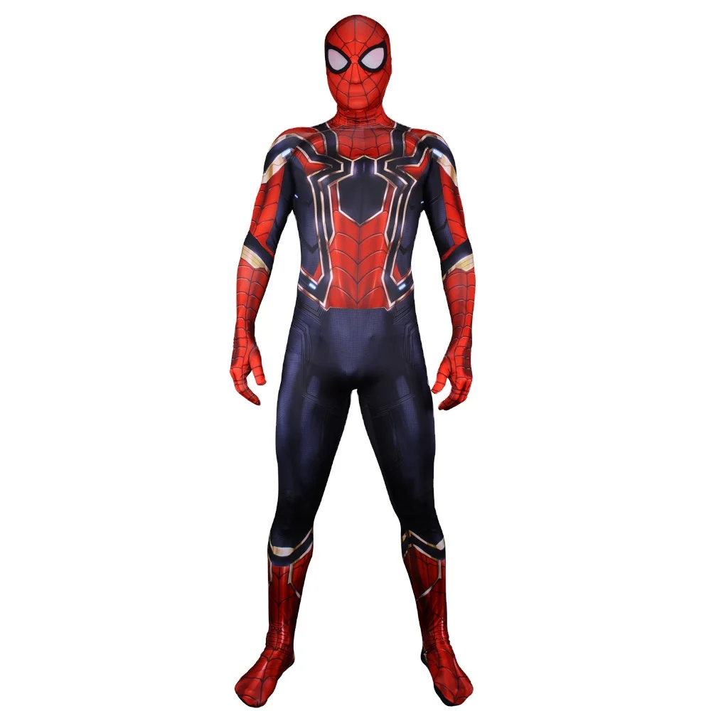 

Iron Spider Miles Morales zentai Lycra Cosplay Costume Tights Anime zentai jumpsuit