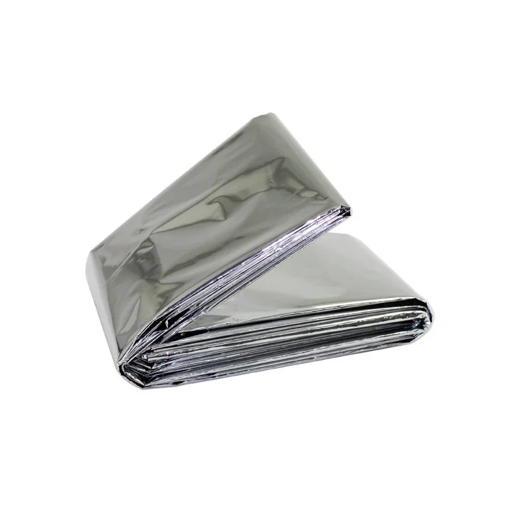 

outdoor survival blanket, Silver, gold