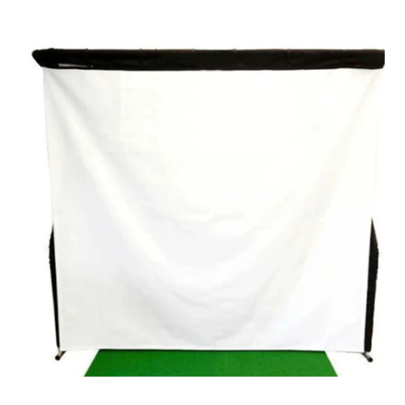 

Custom Dense Woven Fabric Golf Screen Impact Screen Golf Simulator Indoor Golf impact screen, Black