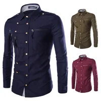 

Wholesale walson D95440T new model fashion europe long sleeve casual men shirt shirt designs for men apparel