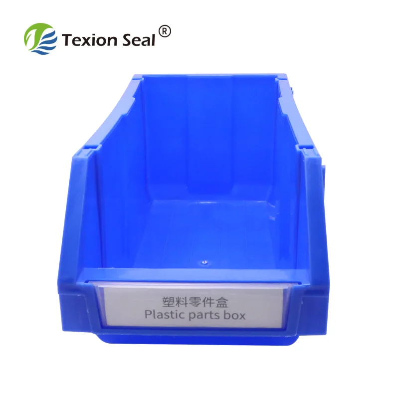 

TXPB003 Foldable lower price plastic parts box with barcode