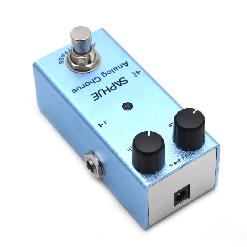 Saphue Electric Guitar Analog Chorus Pedal Rate/depth Knob Effect Pedal