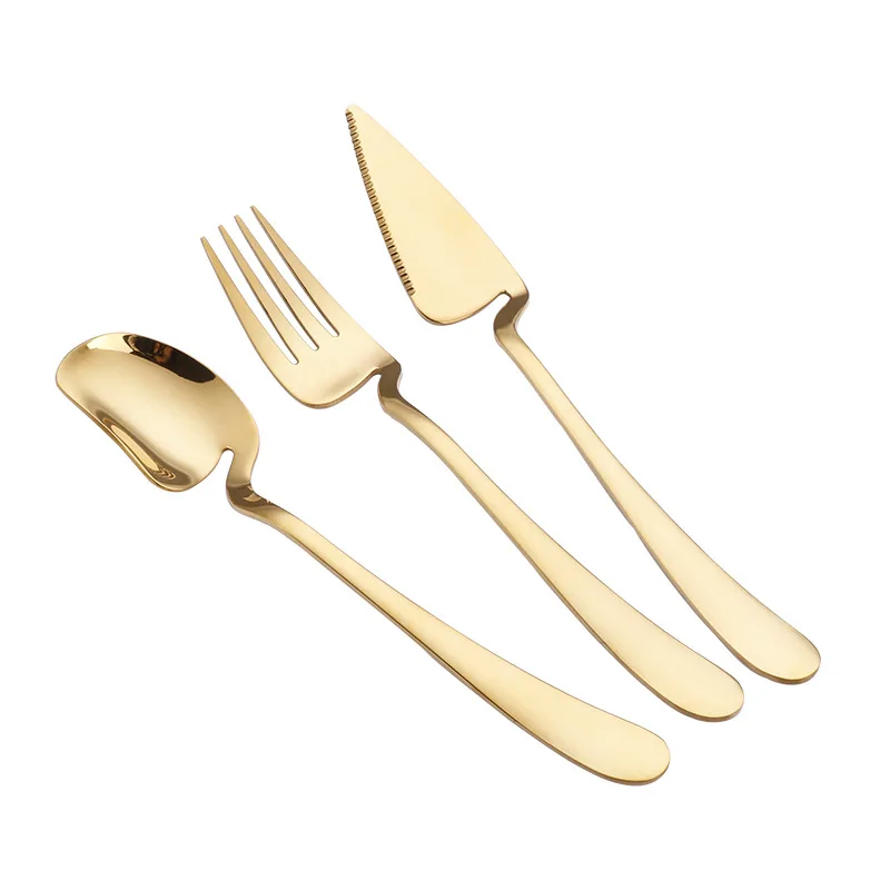 

Tableware Set Stainless Steel Dessert Tableware Luxury Fine Dinnerware