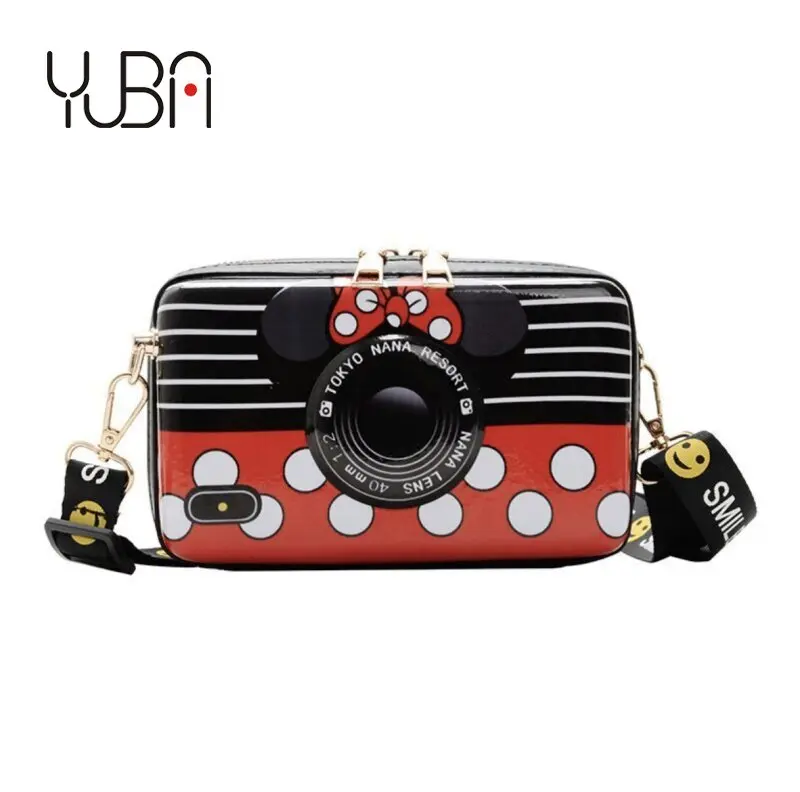 

new trendy design small mickey cartoon camera shape purse mini handbags crossbody