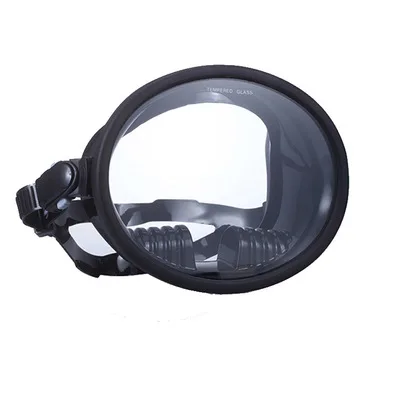 

Panoramic wide field diving mirror tempered glass diving mask Antifogging silica gel waterproof snorkeling mirror