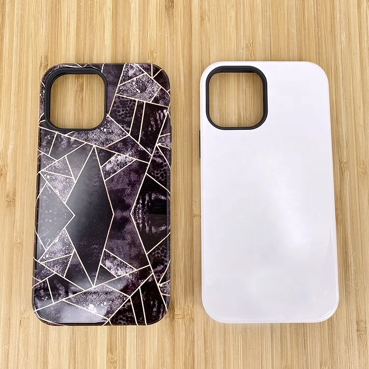 

Magic Photo 3D Sublimation 2 in 1 Film Phone Case for iPhone 12, White